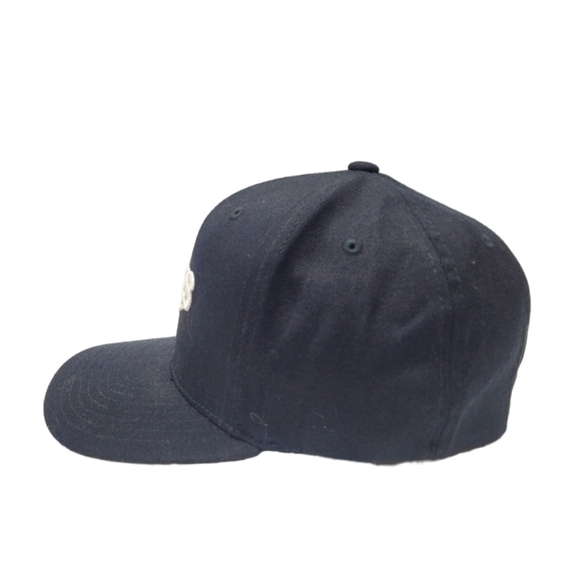 Alpinestars Black W/White Embroidered Logo Flex Back Baseball Hat/Cap  Sm-Med - Picture 3 of 9